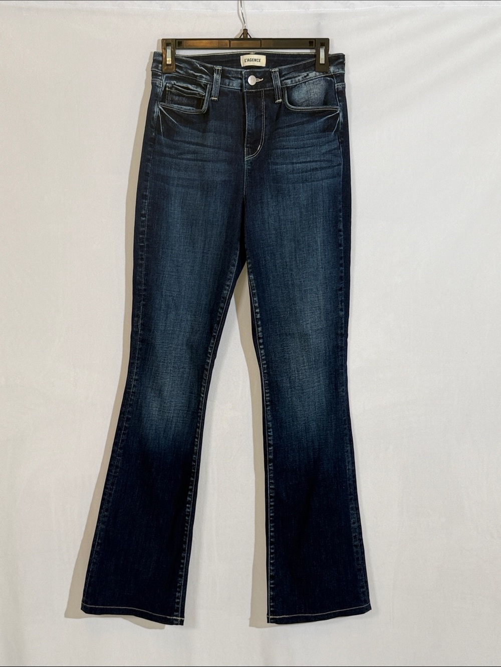 L’AGENCE Selma High Rise Bootcut Jeans Size 26 Dark Wash EUC